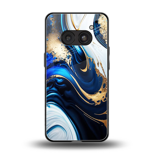 Arctic Flow back phone cover | glass case for nothing phone 2a plus
