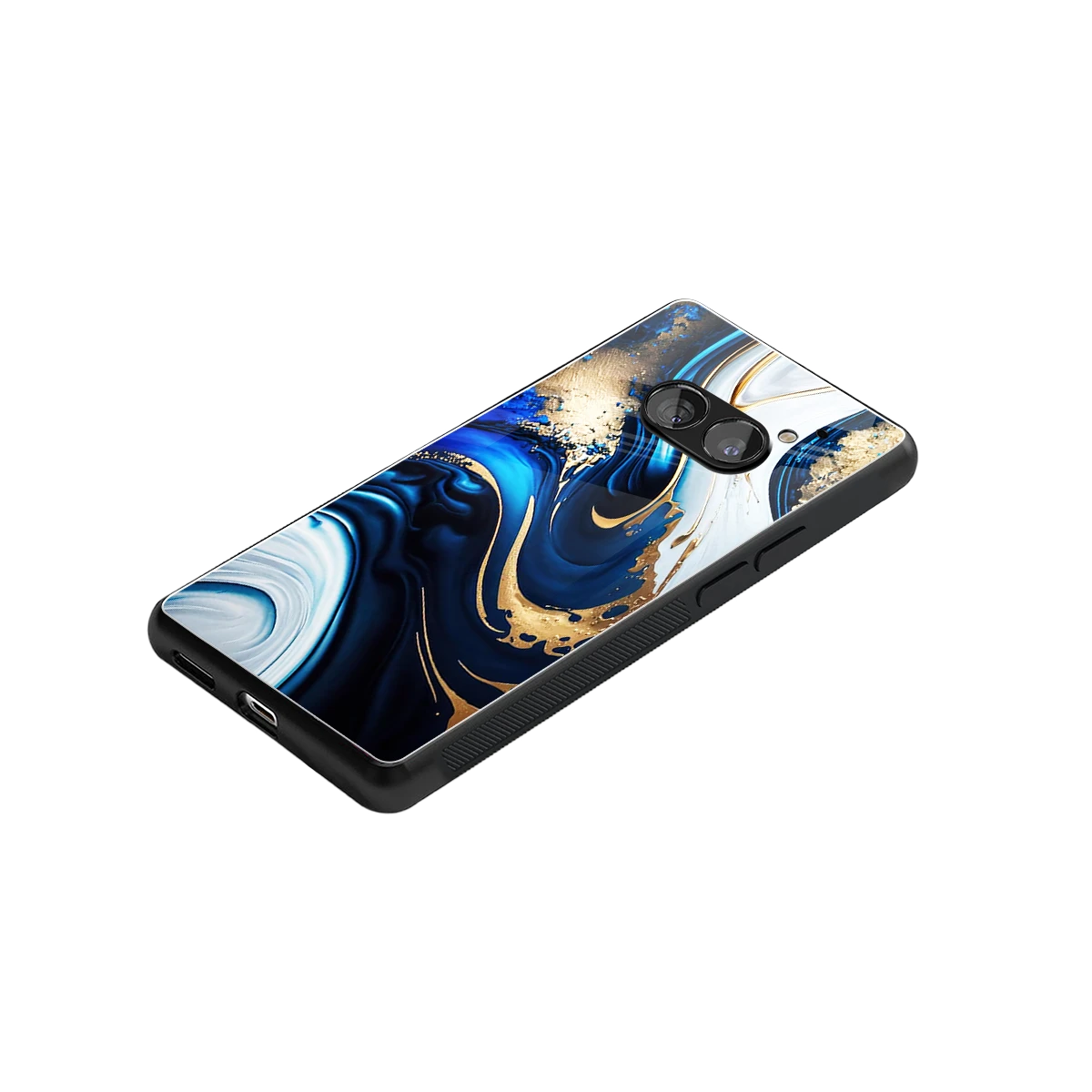 Arctic Flow stylish phone case for nothing phone 2a plus | glossy glass and slim fit