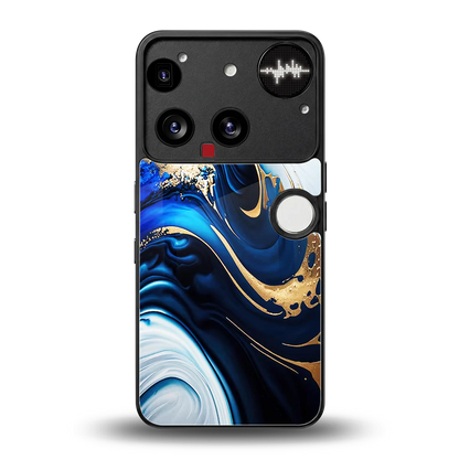Arctic Flow back phone cover | glass case for nothing phone 3