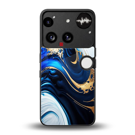 Arctic Flow back phone cover | glass case for nothing phone 3