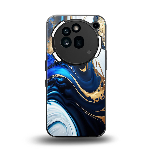 Arctic Flow back phone cover | glass case for nothing phone 3a pro