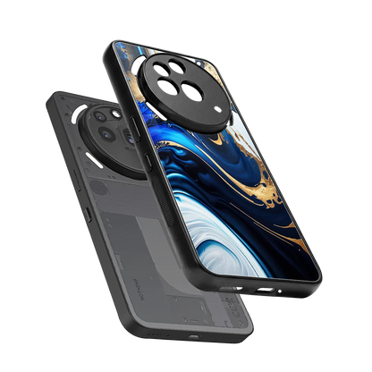 Arctic Flow sleek nothing phone 3a pro cover with tempered glass back and TPU edges