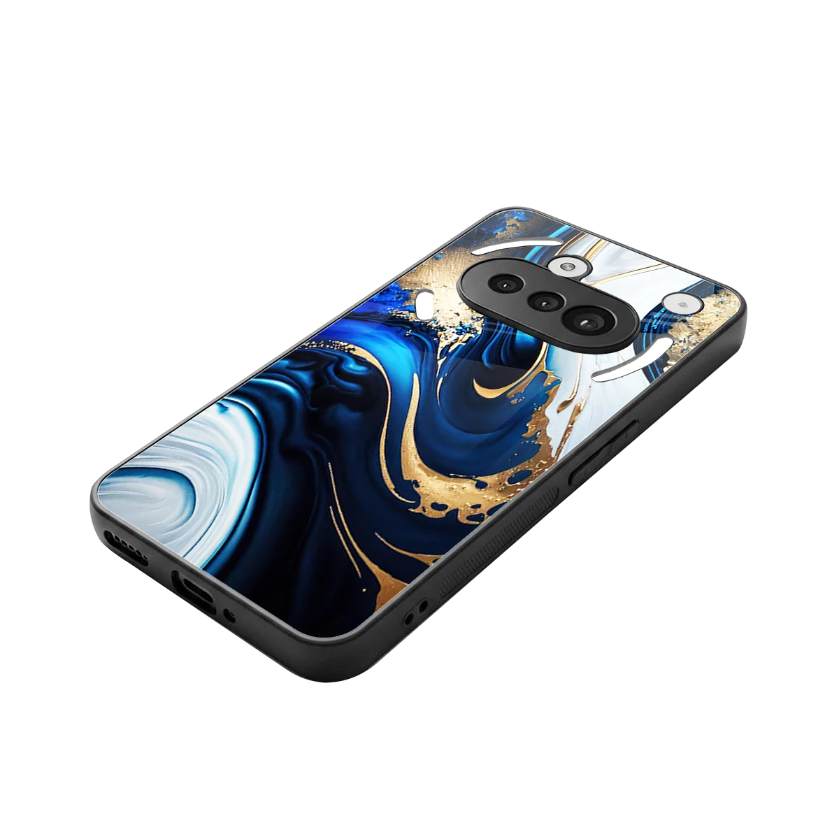 Arctic Flow stylish phone case for nothing phone 3a | glossy glass and slim fit