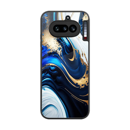 Arctic Flow back phone cover | glass case for nothing phone 4a