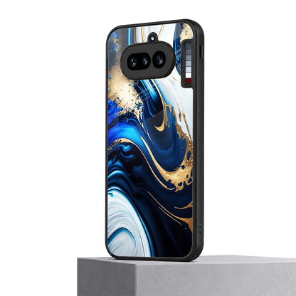 Arctic Flow nothing phone 4a mobile cover | shockproof glass phone case