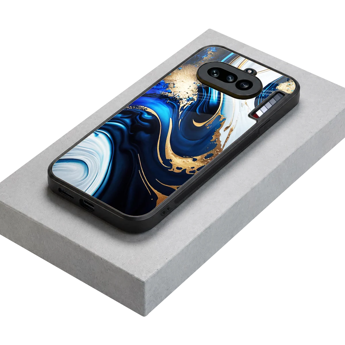 Arctic Flow stylish phone case for nothing phone 4a | glossy glass and slim fit