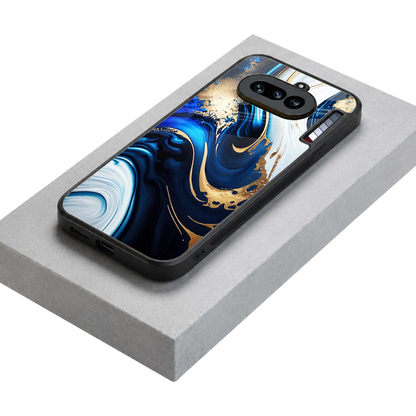 Arctic Flow stylish phone case for nothing phone 4a | glossy glass and slim fit
