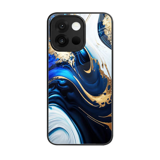 Arctic Flow back phone cover | glass case for oneplus 13s