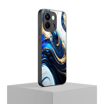 Arctic Flow oneplus 13s mobile cover | shockproof glass phone case