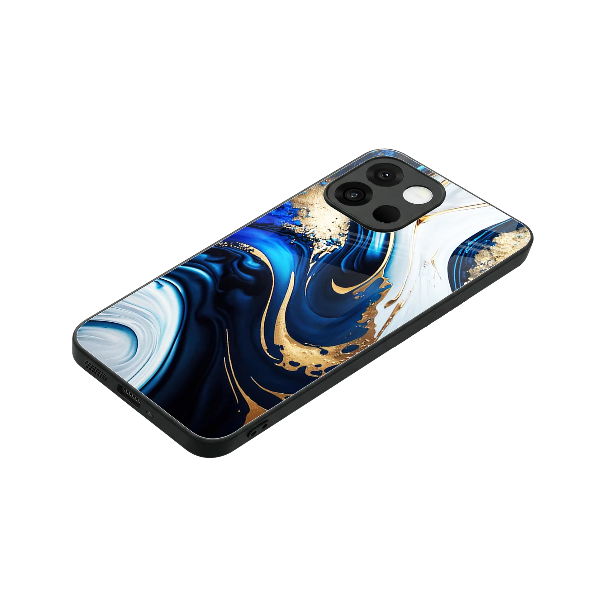 Arctic Flow stylish phone case for oneplus 13s | glossy glass and slim fit