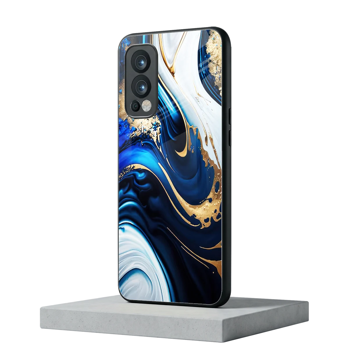 Arctic Flow oneplus nord 2 mobile cover | shockproof glass phone case