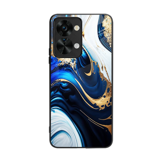 Arctic Flow back phone cover | glass case for oneplus nord 2t