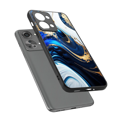 Arctic Flow sleek oneplus nord 2t cover with tempered glass back and TPU edges