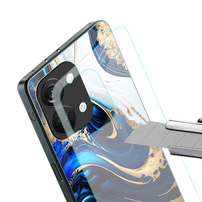 Arctic Flow stylish phone case for oneplus nord 3 | glossy glass and slim fit