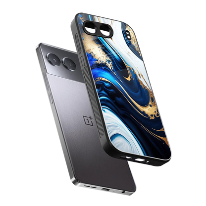 Arctic Flow sleek oneplus nord 4 cover with tempered glass back and TPU edges
