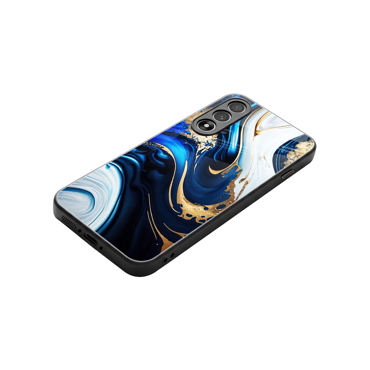 Arctic Flow stylish phone case for oneplus nord 5 | glossy glass and slim fit