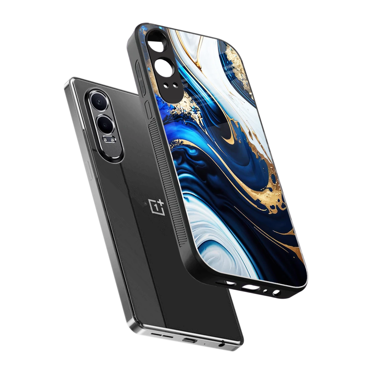 Arctic Flow sleek oneplus nord ce 4 lite cover with tempered glass back and TPU edges