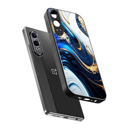Arctic Flow sleek oneplus nord ce 4 lite cover with tempered glass back and TPU edges