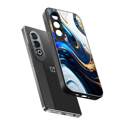 Arctic Flow sleek oneplus nord ce 4 cover with tempered glass back and TPU edges