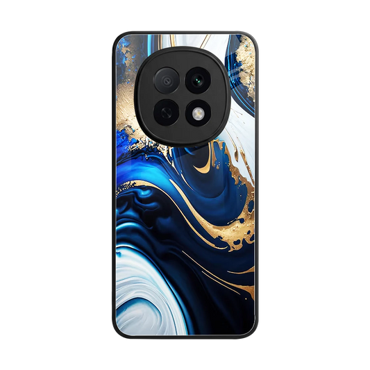 Arctic Flow back phone cover | glass case for oppo f29 pro 5g