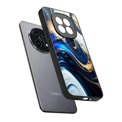 Arctic Flow sleek oppo f29 pro 5g cover with tempered glass back and TPU edges