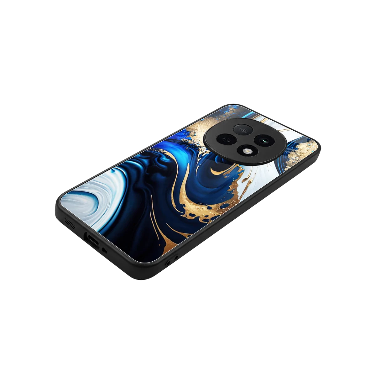 Arctic Flow stylish phone case for oppo f29 pro 5g | glossy glass and slim fit