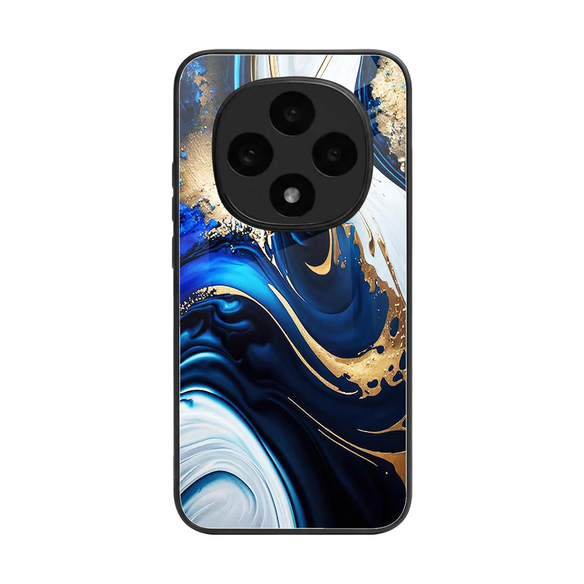 Arctic Flow back phone cover | glass case for oppo f31 pro 5g