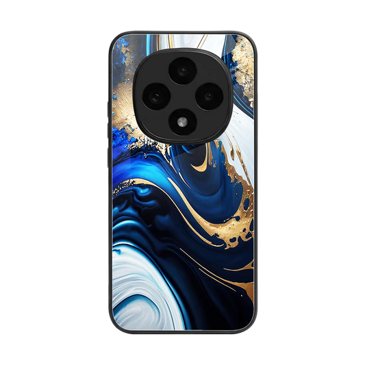 Arctic Flow back phone cover | glass case for oppo f31 pro 5g