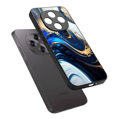 Arctic Flow sleek oppo f31 pro 5g cover with tempered glass back and TPU edges