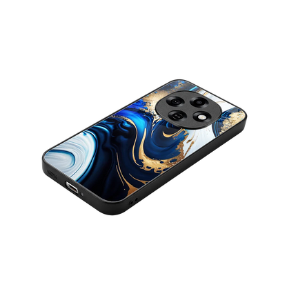 Arctic Flow stylish phone case for oppo f31 pro 5g | glossy glass and slim fit