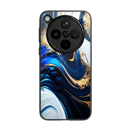 Arctic Flow back phone cover | glass case for oppo find x8