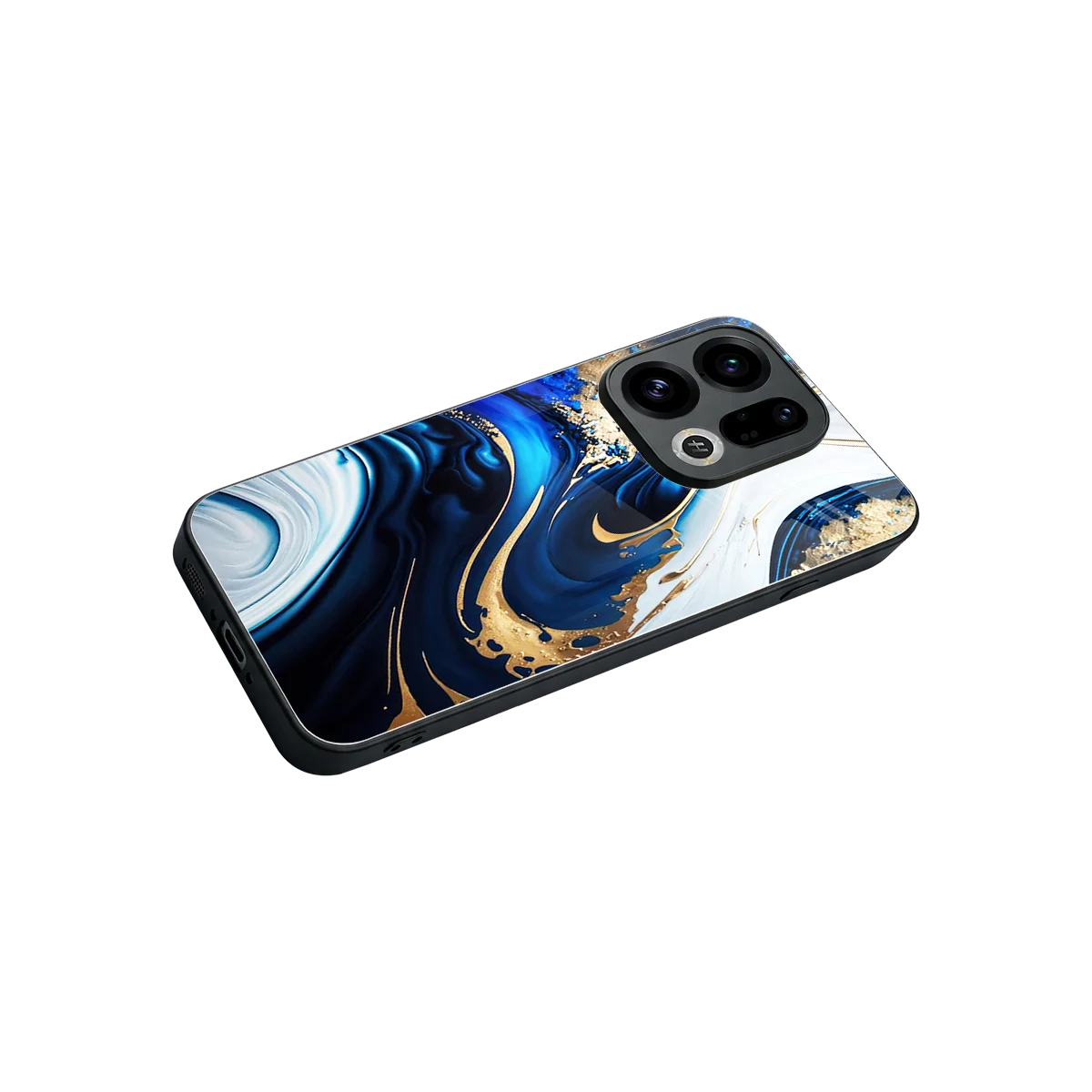 Arctic Flow stylish phone case for oppo find x9 | glossy glass and slim fit