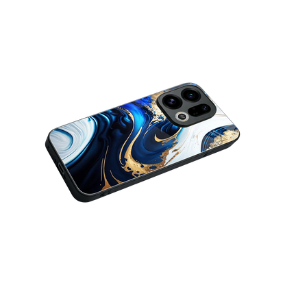 Arctic Flow stylish phone case for oppo find x9 | glossy glass and slim fit