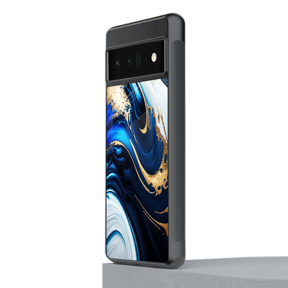 Arctic Flow stylish phone case for google pixel 6 pro | glossy glass and slim fit