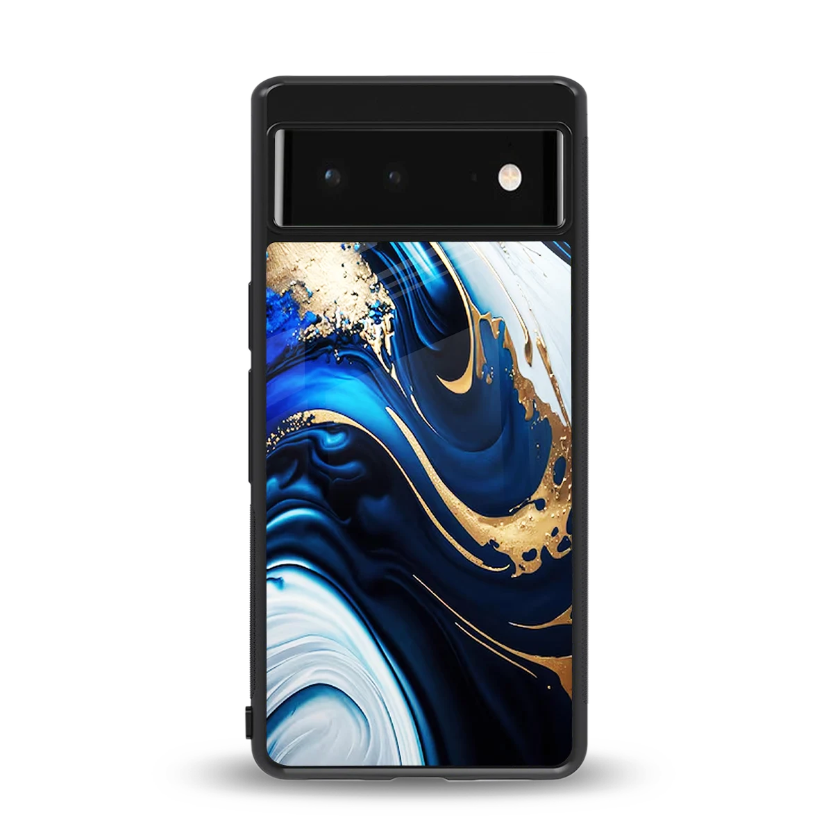 Arctic Flow back phone cover | glass case for google pixel 6a