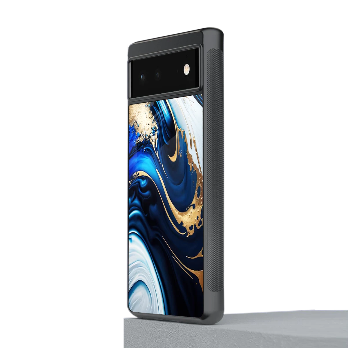 Arctic Flow stylish phone case for google pixel 6a | glossy glass and slim fit