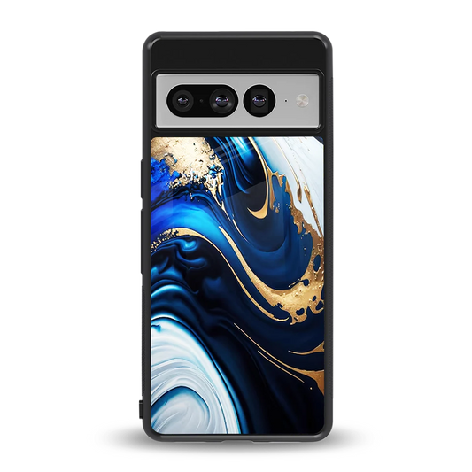 Arctic Flow back phone cover | glass case for google pixel 7 pro