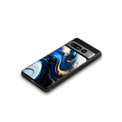 Arctic Flow google pixel 7 pro mobile cover | shockproof glass phone case