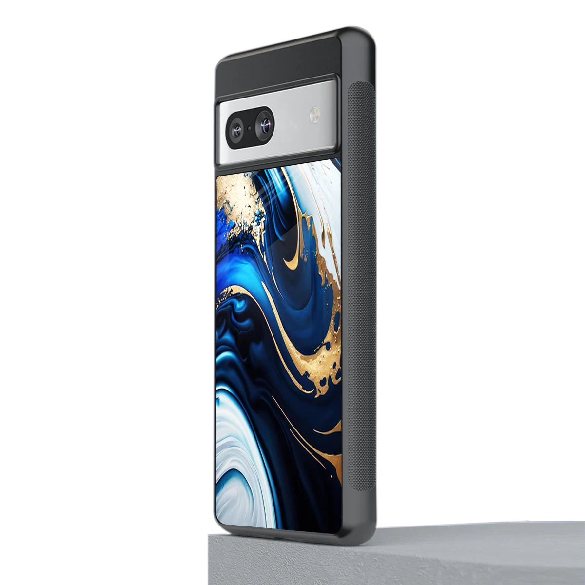 Arctic Flow stylish phone case for google pixel 7 | glossy glass and slim fit