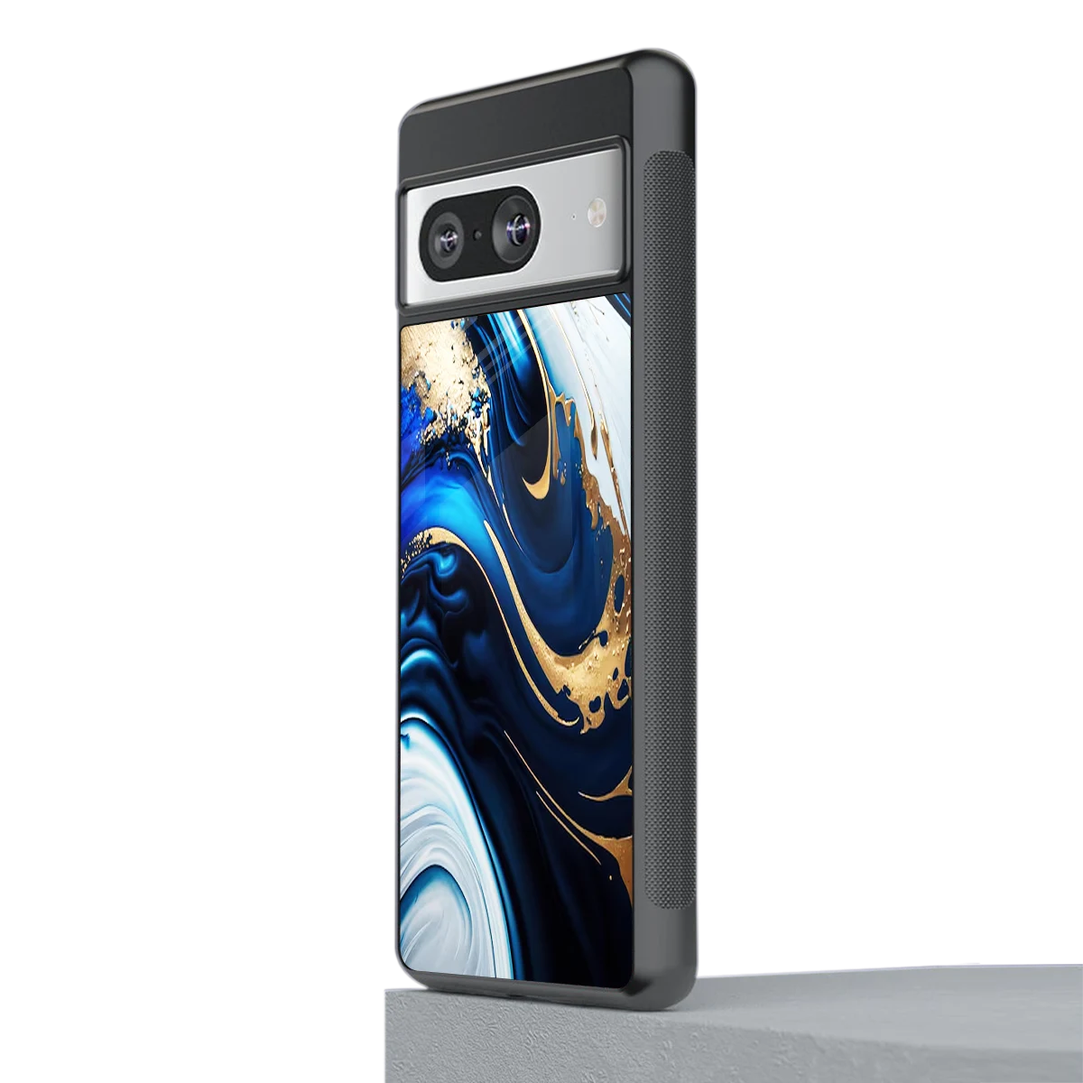 Arctic Flow stylish phone case for google pixel 8 | glossy glass and slim fit