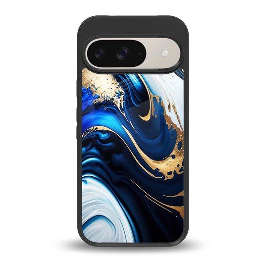 Arctic Flow back phone cover | glass case for google pixel 9