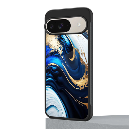Arctic Flow google pixel 9 mobile cover | shockproof glass phone case