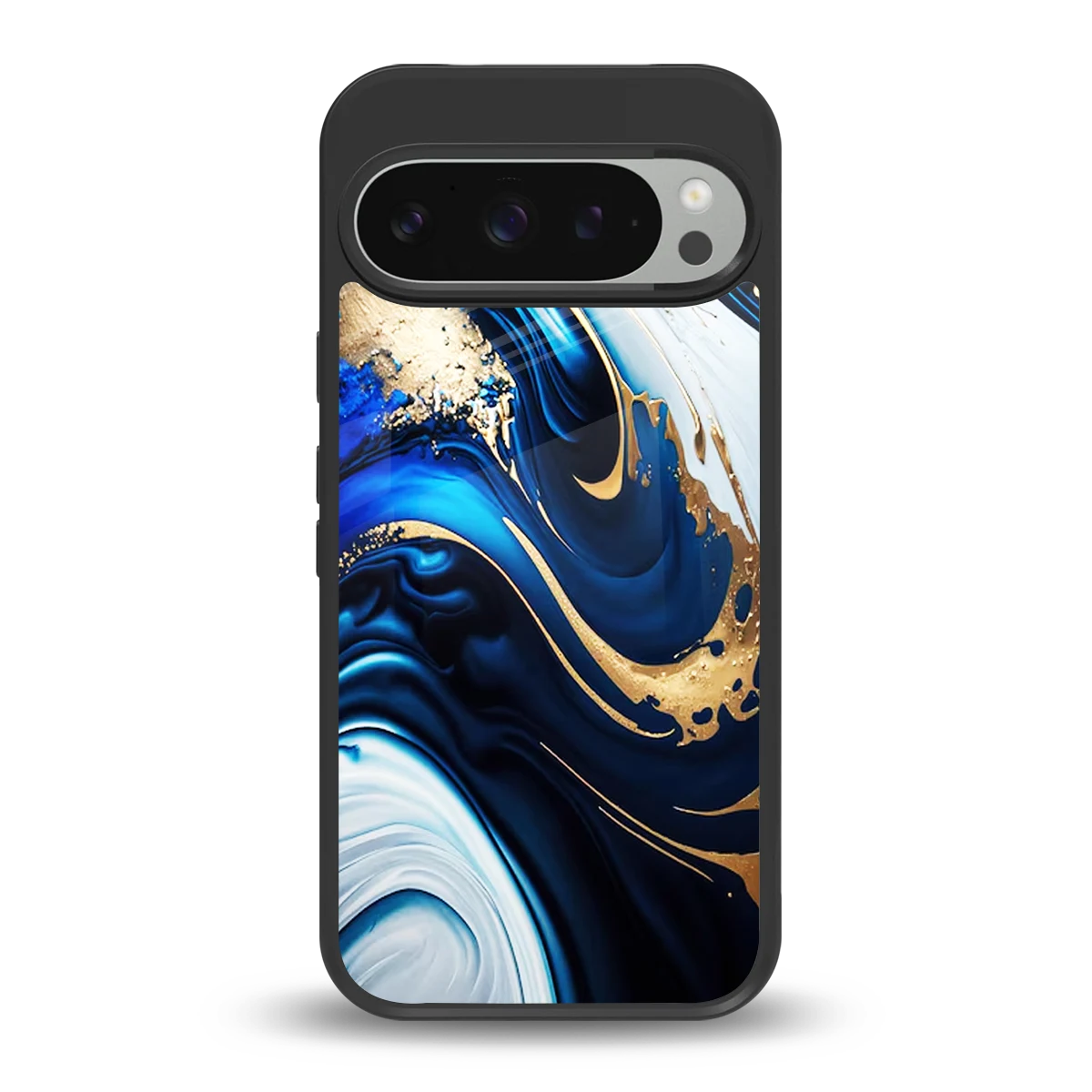Arctic Flow back phone cover | glass case for google pixel 9 pro xl
