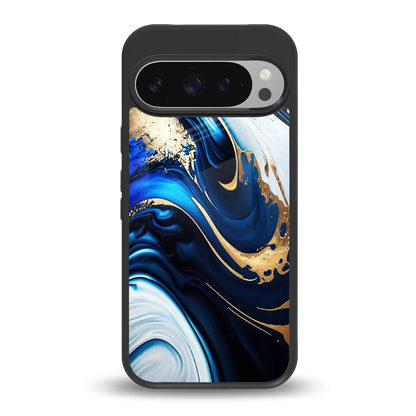 Arctic Flow back phone cover | glass case for google pixel 9 pro xl