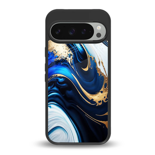 Arctic Flow back phone cover | glass case for google pixel 9 pro xl