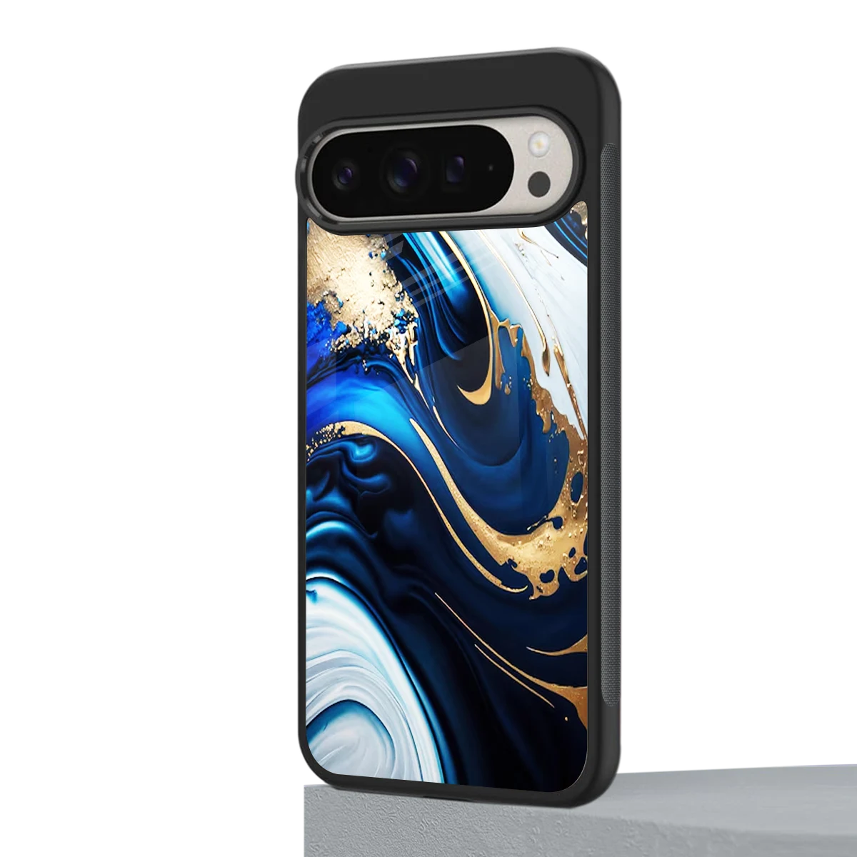 Arctic Flow google pixel 9 pro xl mobile cover | shockproof glass phone case