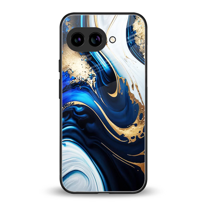 Arctic Flow back phone cover | glass case for google pixel 10a