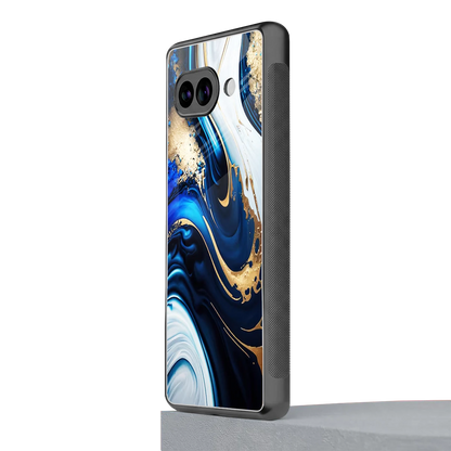 Arctic Flow google pixel 10a mobile cover | shockproof glass phone case