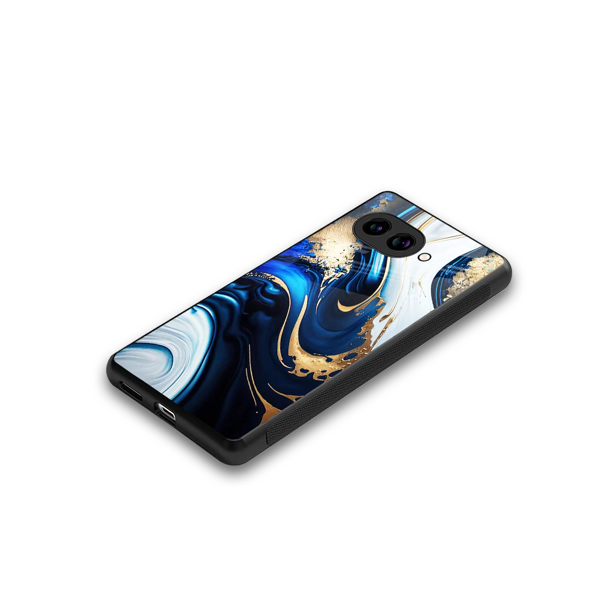 Arctic Flow stylish phone case for google pixel 10a | glossy glass and slim fit
