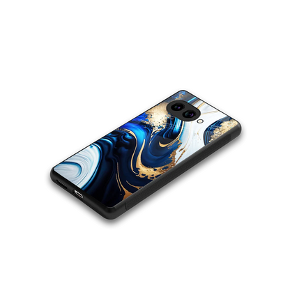Arctic Flow stylish phone case for google pixel 10a | glossy glass and slim fit